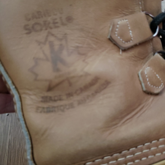 Sorel caribou boot Vintage Made in Canada Wool Liner - Picture 4 of 6